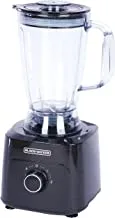 BLACK+DECKER |750W Food Processor |2L Family Size Bowl| 5 in 1 function with 34 functions including Chopper, Blender, Grinder, Citrus Juicer and Dough Maker | Black | FX775-B5 | 2 year warranty