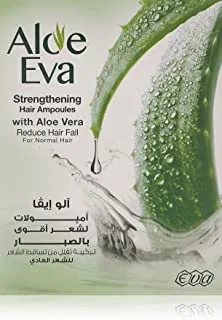 Aloe eva aloe vera strengthening hair ampoules, 4 ampoules