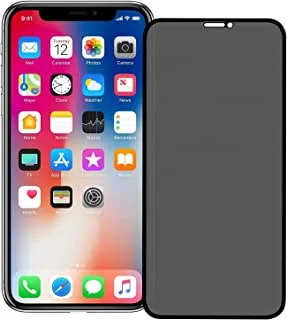 Iphone 11 Pro Max/Iphone XS Max Privacy Screen Protector, [Full Coverage] [Case Friendly] [Super Clear] Anti-Spy 9H Hardness Tempered Glass Screen Protectors For Iphone XS Max Iphone 11 Pro Max