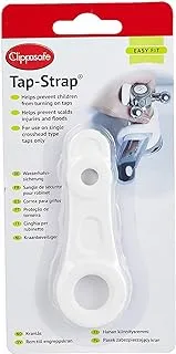 Clippasafe Tap Strap, White - Pack of 1