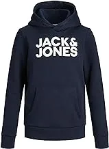 Jack & Jones Logo Sweatshirt for boys, Blue (Navy Blazer), 128