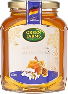 مرطبان عسل الأكاسيا من جرين فارمز 500 جرام - عبوة من 1