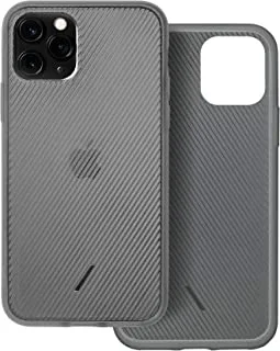 Native Union - Clic View Transparent Textured Case For Iphone 11 Pro - Ultra-Slim, Extremely Light, Drop Protection And Scratch Resistance (Smoke)