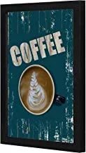 LOWHA coffee Wall art wooden frame Black color 23x33cm By LOWHA
