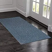 Kuber industries waterproof front doormat|rug for outdoor indoor|entrance floor mat|non-slip back|grey