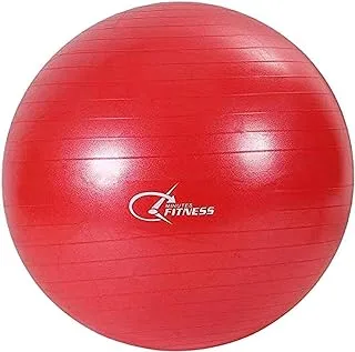 كرة اليوجا للأطفال من فتنس مينتس ، أحمر ، مقاس 65 سم