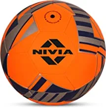 Nivia Blade Football (Orange, Size 3) | Machine Stitched | Hobby Playing Ball | Soccer Ball