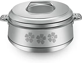 Royalford Classic Belly Stainless Steel Hot Pot 2500 ml, Multi-Colour, RF9717