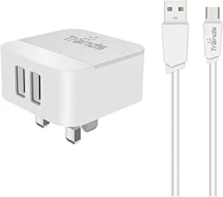 Trands Tr-Pc132 Travel Adaper With Micro USb Cable