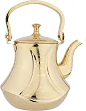 غلاية شاي السيف ستانلس ستيل الحجم: 2 لتر ، اللون: ذهبي