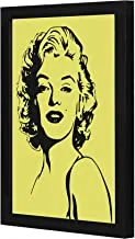 Lowha Marline Yellow Wall Art Wooden Frame Black Color 23X33Cm By Lowha