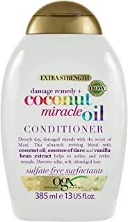 OGX, Conditioner, Damage Remedy+ Coconut Miracle Oil, New Gentle & and PH Balanced Formula, 385ml