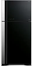 Hitachi 550 Liter Double Door Refrigerator with Glass Plane | Model No R-VG700PS7 GBK with 2 Years Warranty