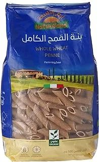Natureland Whole Wheat Penne, 500G - Pack of 1