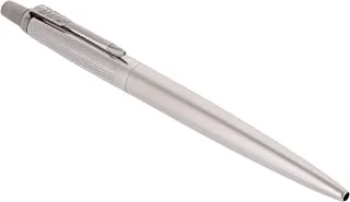 Parker 8580 Jotter Premium Stainless Steel Trim Ballpoint Pen, Diagonal Chrome, Multicolor
