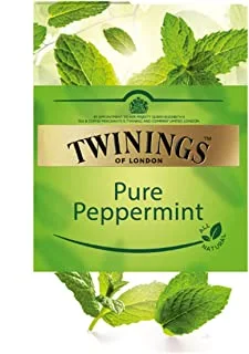 Twinings Pure Peppermint InFusion Tea, 20 Tea Bags - Pack of 1