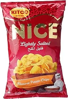 Kitco Nice Lightly Salted Natural Potato Chips, 150 g - Pack of 1