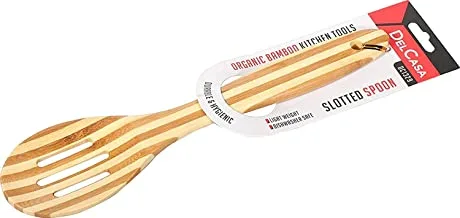 Delcasa Bamboo Slotted Spoon, Multi-Colour, Dc1329