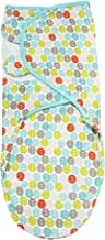 Moon 100% Organic Cotton Adjustable Swaddle Wrap From 4-6 Months, Blue
