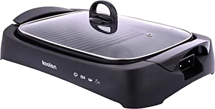 Koolen 2000W Electric Grill With Lid, Black