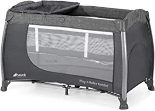 Hauck Play'N Relax Travel Bed, Melange Grey - Pack Of 1