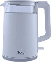 JANO 1.7Liter 2200W Electric Cordless Kettle, White E03216/WH 2 Years warranty