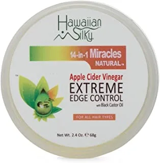 Hawaiian Silky Hawaiian Silky 14-In-1 Miracles Extreme Edge Control 2.4 Ounce, White, 2.4 Ounce