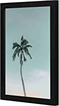 LOWHA Photo of Palm Tree During Daytime Wall art wooden frame Black color 23x33cm By LOWHA
