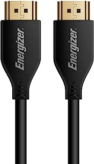 Energizer High Speed Hdmi To Hdmi Connector, Optimized For 4K Ultra Hd, 6.5 Feet, Black