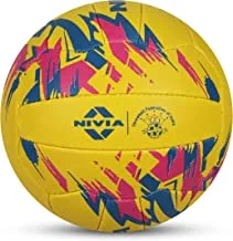 Nivia Throw Ball, Size 5 (Yellow/Red) (IMAGE TO BE CHANGED)