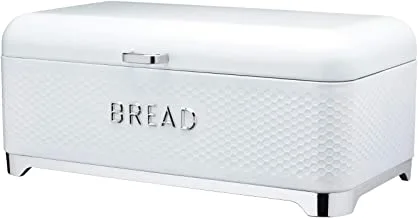 Lovello Ice White Bread Bin, 42X22X18Cm, Gift Tagged