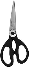 Prestige Stainless Steel Kitchen Scissors | Durable and long-lasting | Dishwasher Safe | Comfortable Grip Handle- Black