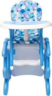 مقعد مرتفع محمول للأطفال الرضع ، أزرق ، DGL-55223