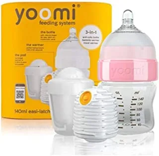 Yoomi 5 oz Feeding Bottle and Warmer and Slow Flow TeatandPod