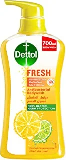 Dettol Fresh Showergel & Bodywash, Citrus & Orange Blossom Fragrance for Effective Germ Protection & Personal Hygiene, 700ml