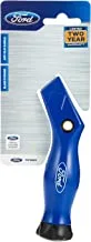 Ford 1 Piece Carpet Knife, Soft Grip Handle, Heavy Duty, Blade Storage in Handle, Knife for Cutting Cardboard & Carpet, Blue, FHT0263