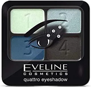 Eveline Cosmetics Quattro Eyeshadow set of 4 Color , 01