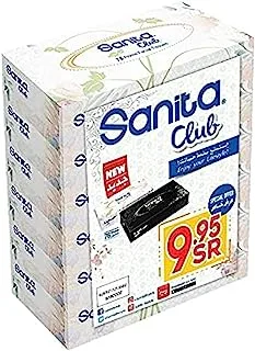 Sanita Club Facial Tissue Box 36-Pieces, White