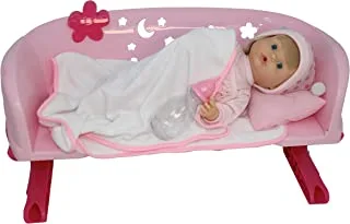 Bambolina Baby Nena with Bed & Accessories 36CM - For Ages 2+ Years Old