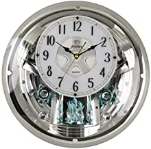Dojana plastic wall clock dw6603-silver