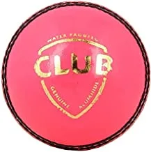 SG club cricket leather ball - pink