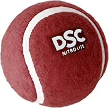 DSC Nitro Light Leather Cricket Ball (Red) Pack of 6