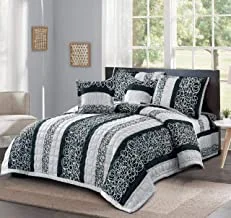 MingLi Compressed Comforter Set, 6 Pcs, Multicolour, King Size