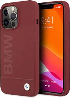 Bmw Liquid Silicone Case Tone On Tone Metal Logo For Iphone 13 Pro Max (6.7
