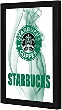 Lowha Green Starbucks Wall Art Wooden Frame Black Color 23X33Cm By Lowha