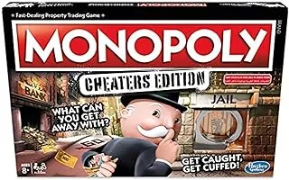 لعبة Monopoly: Cheaters Edition Board Game للأعمار من 8 سنوات فما فوق
