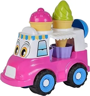 Happy Truck - عربة آيس كريم مع ملحقات متنوعة - قد يحذر اللون