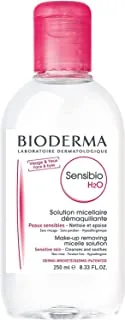 Bioderma Sensibio H2O ماء ميسيلار مزيل مكياج للبشرة الحساسة - الوجه والعينين ، 250 مل
