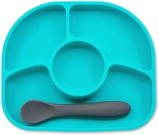 Yümi Anti-Spill Silicone Plate & Spoon Set