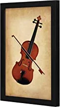 LOWHA LWHPWVP4B-1319 violin Wall art wooden frame Black color 23x33cm By LOWHA